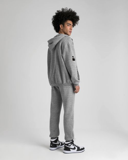 Jaqueta Box Masculina Club Em Moletom Rajado Flanelado
