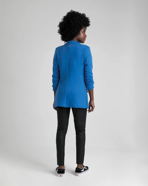 Blazer Alongado Feminino Em Moletom