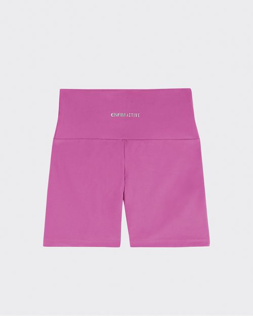 Shorts Biker Feminino Cintura Alta Malha Com Proteção UV50+ - ENFIM