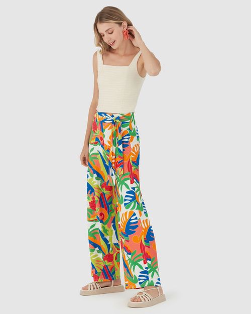 Regata Cropped Feminina Decote Quadrado Em Malha Tweed