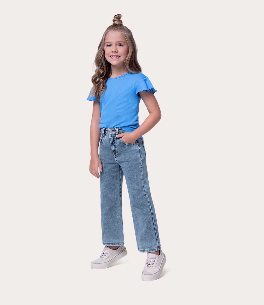 7432 - Calça jeans H&M - Menina 9/10 anos - Desapegos de Roupas quase novas  ou nunca usadas para bebês, crianças e mamães. 1228507