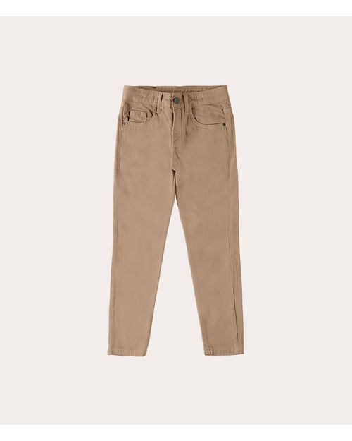 Calça Infantil Menino Skinny Em Sarja Com Elastano Malwee Kids