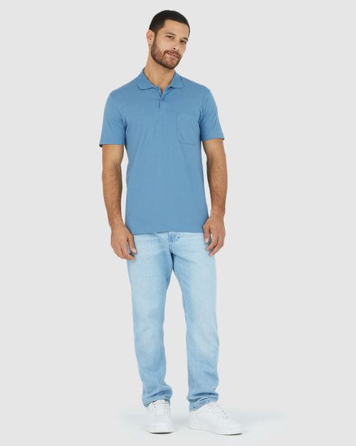 Camisa Polo Básica Masculina Gola Esporte Em Algodão