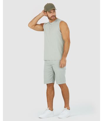 Bermuda Chino Masculina Em Sarja Com Elastano