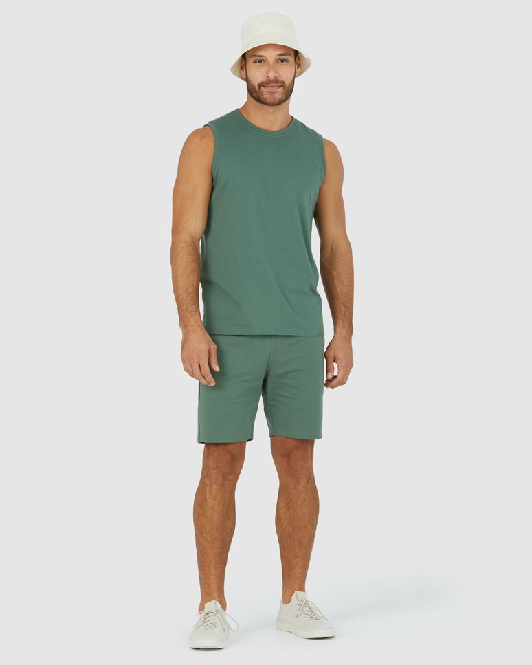 Bermuda Básica Masculina Slim Fit Em Moletom Sem Flanela