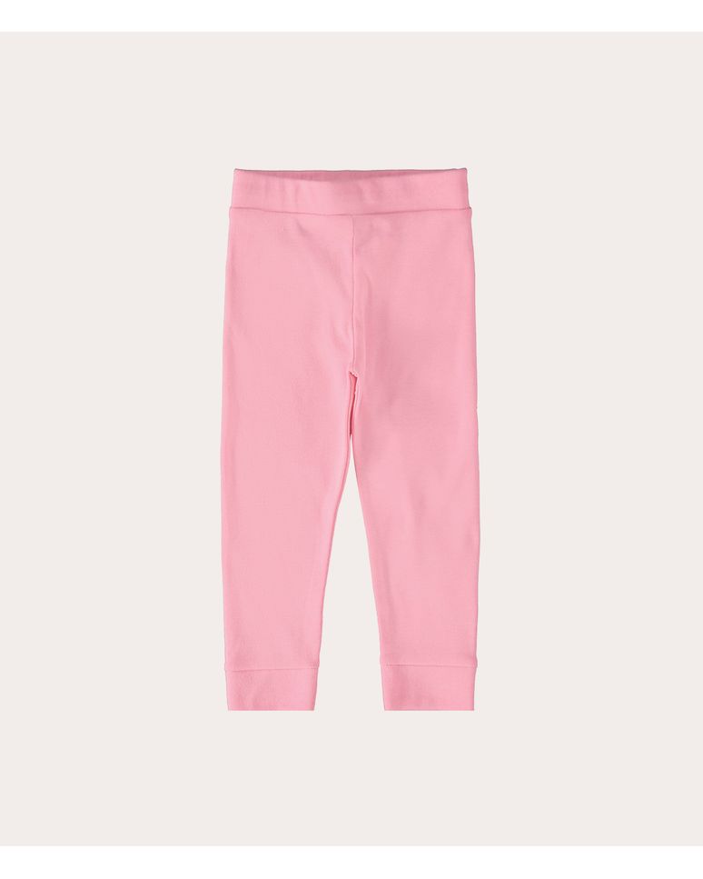 Calça Legging Infantil Em Ribana Leve Malwee Kids