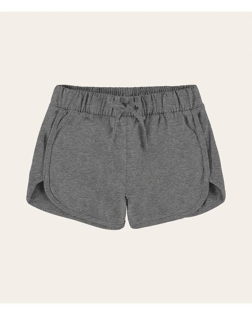 Shorts Infantil Menina Com Cadarço Em Algodão Malwee Kids