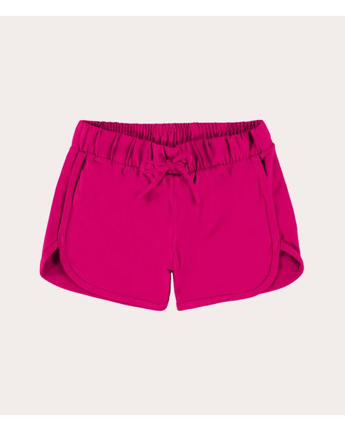 Shorts Infantil Menina Com Cadarço Em Algodão Malwee Kids
