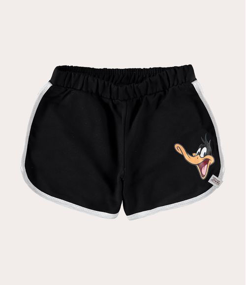 Shorts Infantil Menina Looney Tunes® Em Moletinho Malwee Kids