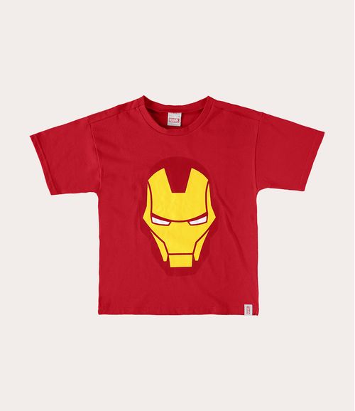 Camiseta Infantil Menino Avengers® Em Algodão Malwee Kids