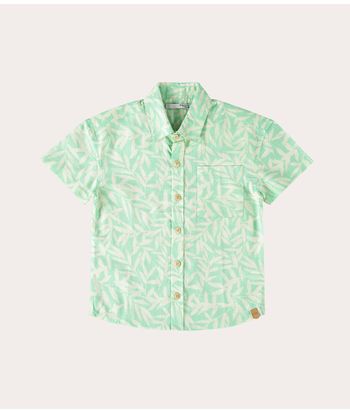 Camisa Infantil Menino Bolso Frontal Em Algodão Malwee Kids