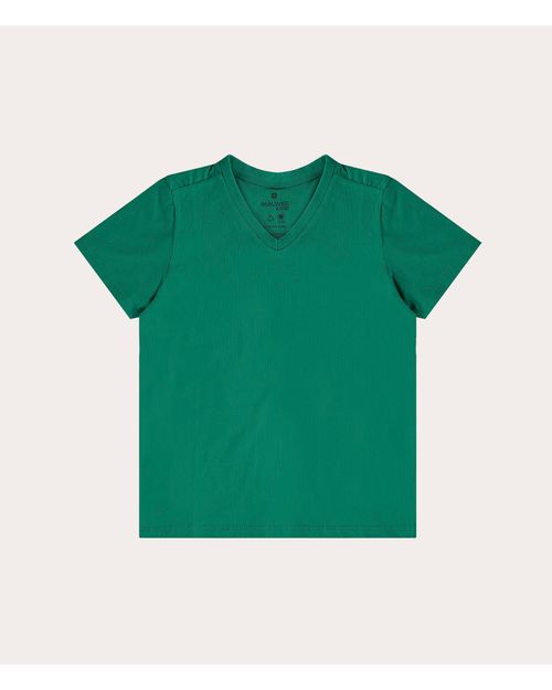 Camiseta Infantil Menino Decote V Em Algodão Malwee Kids