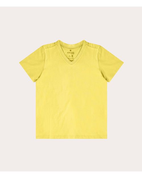 Camiseta Infantil Menino Decote V Em Algodão Malwee Kids