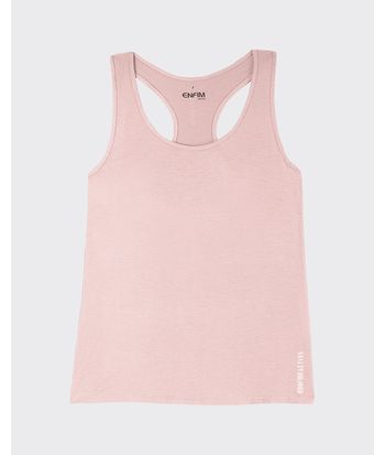 Regata Linha A Feminina Decote Redondo Em Viscose Stretch - ENFIM