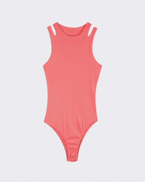 Body Feminino Regata Cut Out Em Ribana - ENFIM