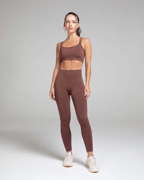 Top Strappy Esportivo Seamless Em Poliamida Com Elastano - ENFIM