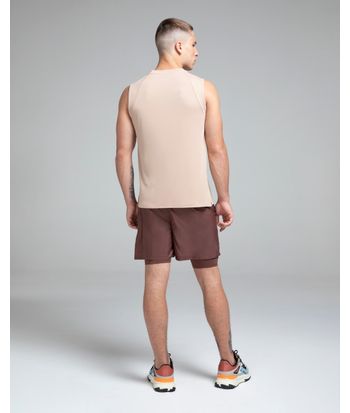 Shorts Duplo Masculino Bolso Lateral Em Tafetá - ENFIM