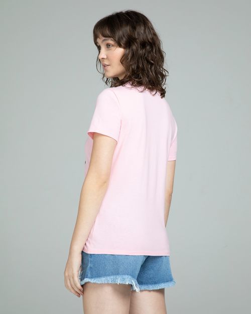 T-Shirt Feminina Slim Monday Em Algodão - ENFIM