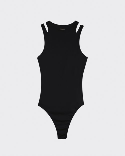 Body Feminino Regata Cut Out Em Ribana - ENFIM