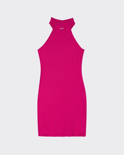Vestido Justo Feminino Frente Única Em Malha Canelada De Viscose - ENFIM