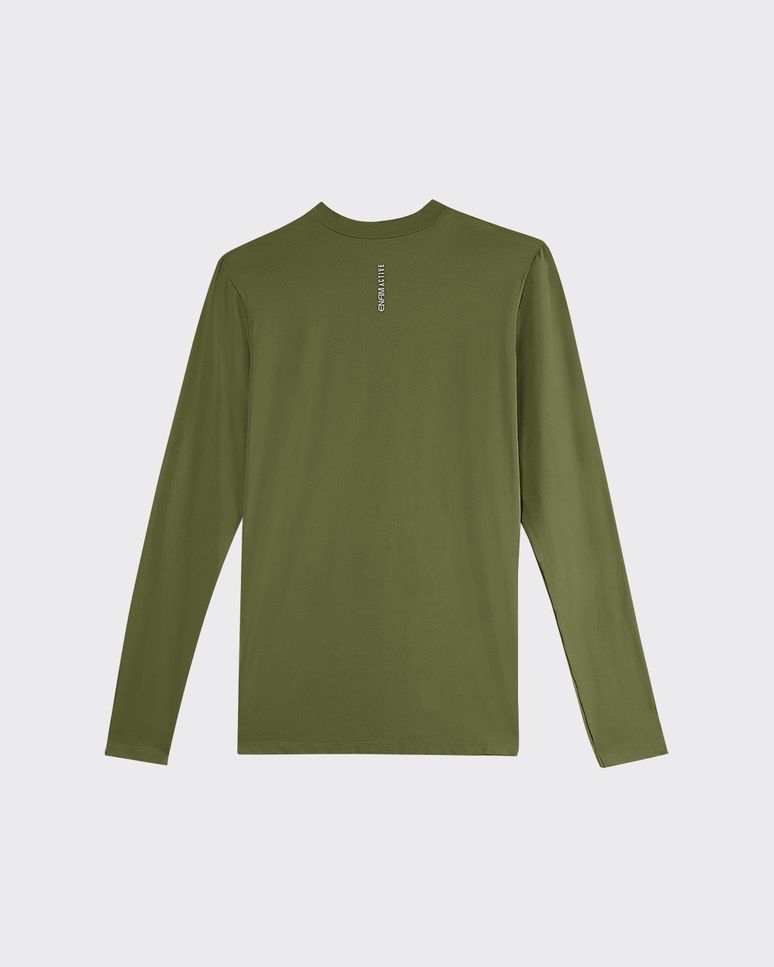 Camiseta Masculina Manga Longa Malha Com Proteção UV50+ - ENFIM