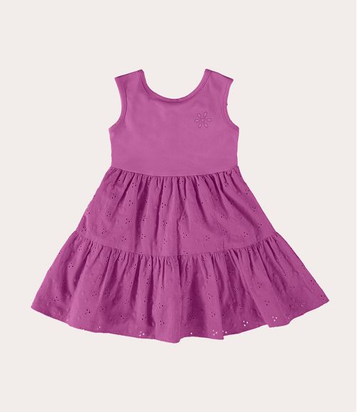 Vestido Infantil Em Cotton Light Malwee Kids