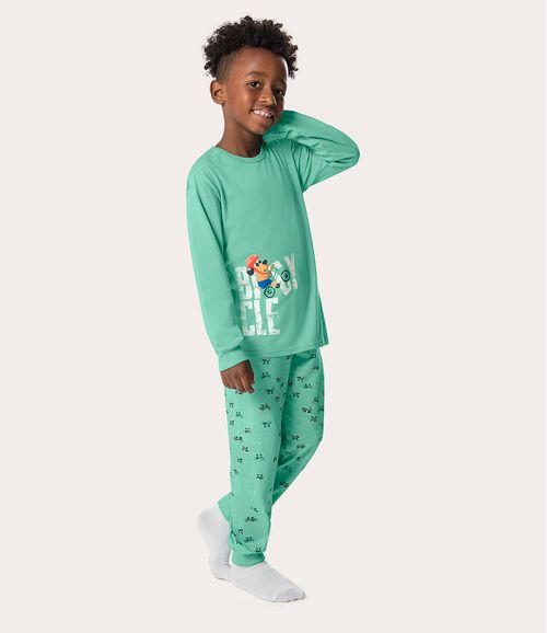 Pijama Infantil Unissex Em Algodão Malwee Kids