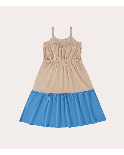 Vestido Infantil Midi Em Algodão Malwee Kids