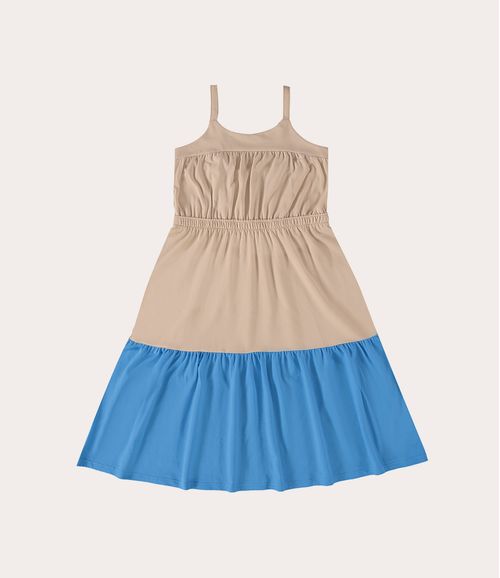 Vestido Infantil Midi Em Algodão Malwee Kids