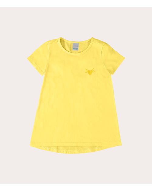 Blusa Infantil Menina Mullet Em Meia Malha Malwee Kids