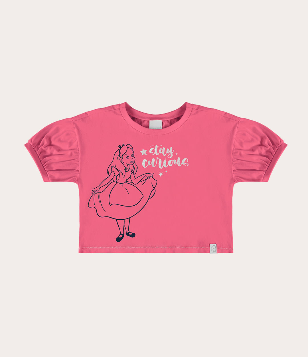 Blusa Feminina Estampa Tico e Teco Manga Curta Disney