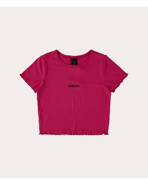 Blusa Infantil Menina Viscose Canelada Malwee Kids