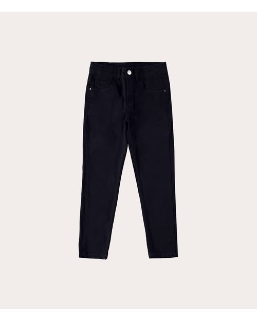 Calça Infantil Menino Skinny Em Sarja Com Elastano Malwee Kids