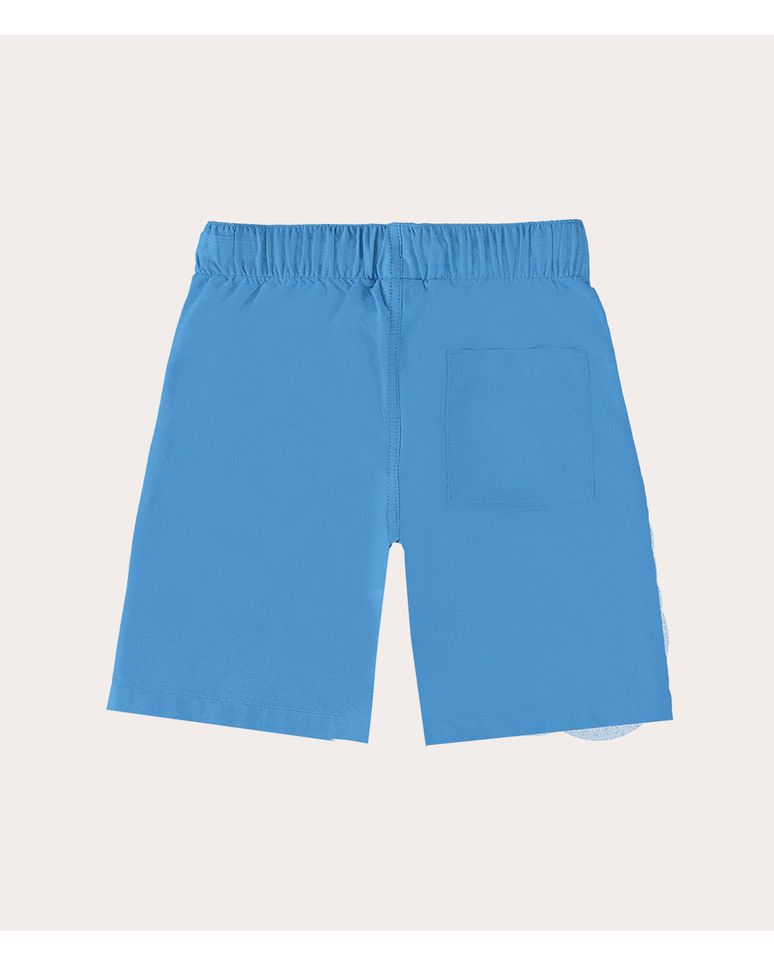 Bermuda Infantil Menino Malha Chambray Malwee Kids