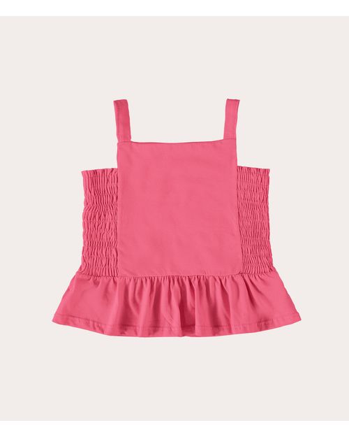 Regata Infantil Menina em Malha Algodão Malwee Kids
