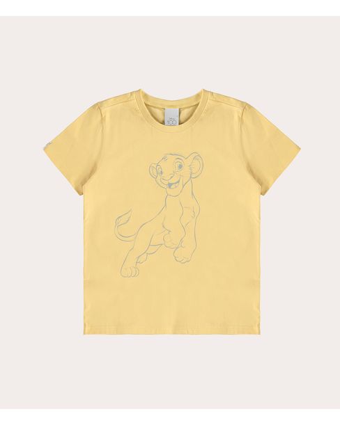 Camiseta Infantil Menino Rei Leão Disney® Em Algodão Malwee Kids
