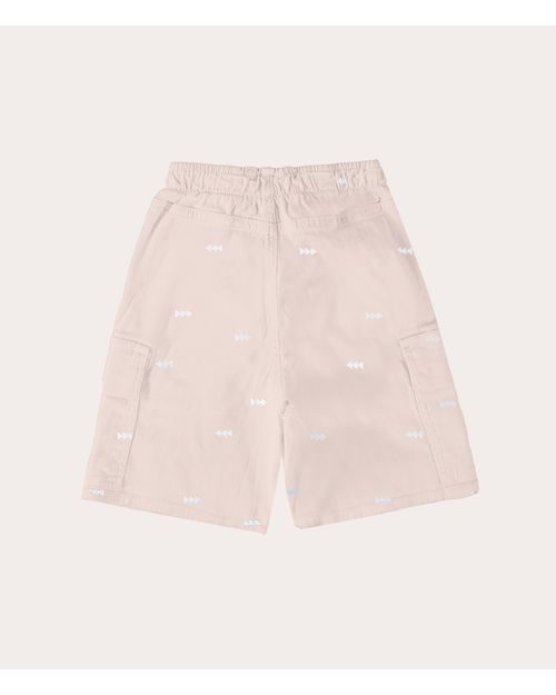 Bermuda Infantil Menino Tradicional Em Sarja Com Elastano Malwee Kids