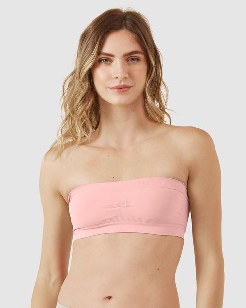 Top Faixa Feminino Sem Costura Em Poliamida