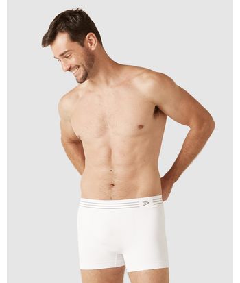 Cueca Masculina Long Boxer Sem Costura Em Poliamida