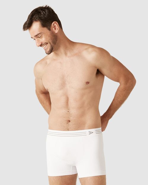 Cueca Masculina Long Boxer Sem Costura Em Poliamida
