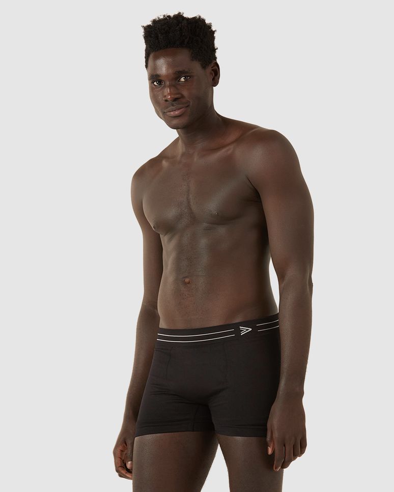 Cueca Masculina Boxer Sem Costura Em Poliamida