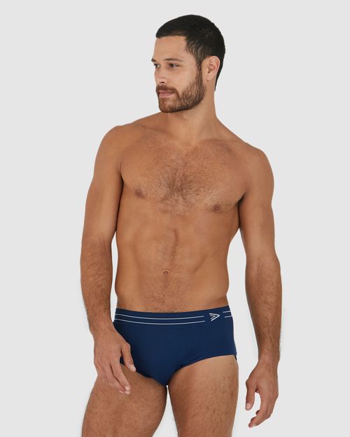 Cueca Masculina Slip Sem Costura Em Poliamida