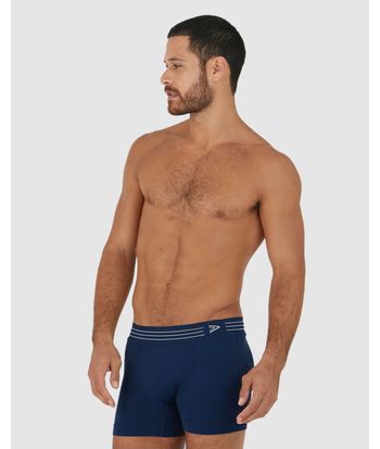 Cueca Long Boxer Sem Costura Em Poliamida Com Elastano