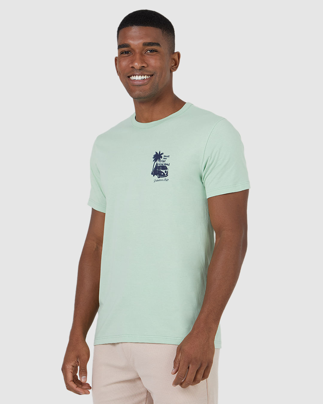 Hang Ten Camiseta masculina listrada de manga curta – 100% algodão,  disponível em tamanhos grandes, China Azul/Peyton, XG