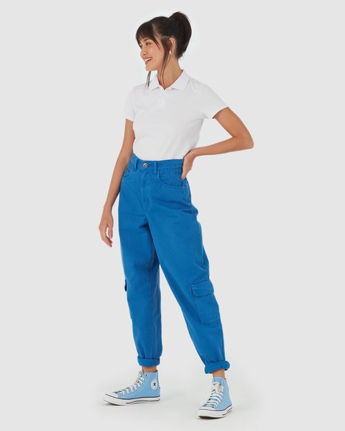 Blusa Polo Básica Feminina Gola Esporte Em Algodão