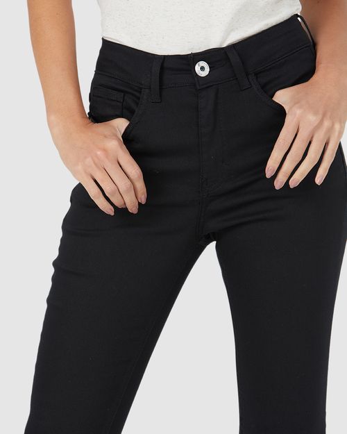 Calça Skinny Feminina Cintura Média Em Flex Jeans
