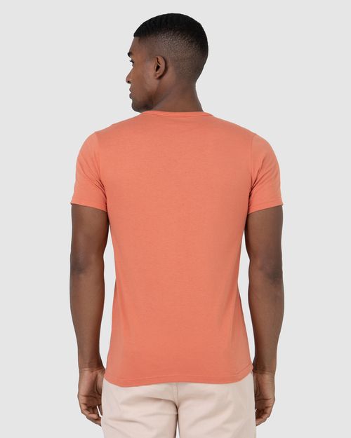 Camiseta Básica Masculina Slim Em Algodão
