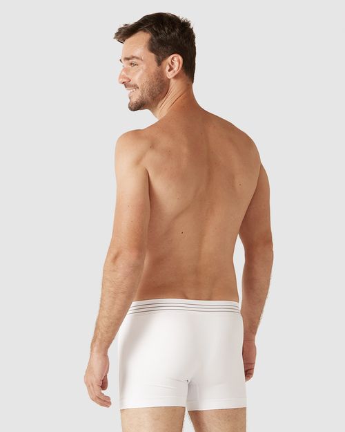 Cueca Masculina Long Boxer Sem Costura Em Poliamida