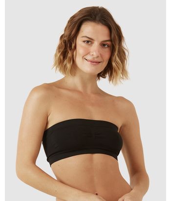 Top Faixa Feminino Sem Costura Em Poliamida