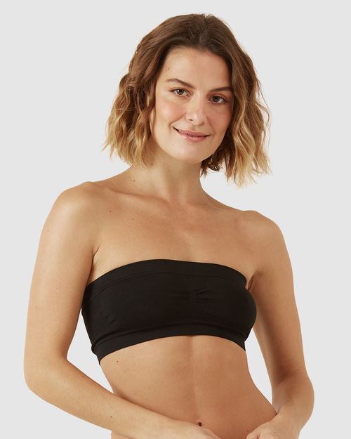 Top Faixa Feminino Sem Costura Em Poliamida